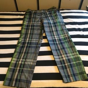 Talbots plaid dress pants
